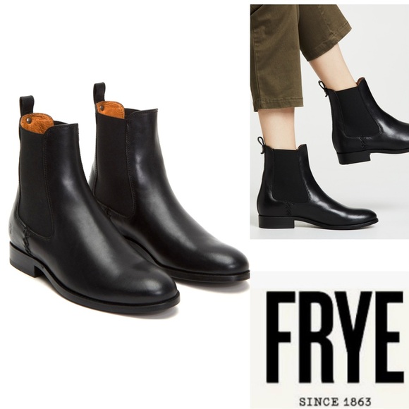 Frye MELISSA DOUBLE SOLE CHELSEA boots booties women size smooth